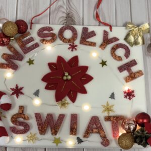 Świąteczna tablica LED