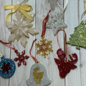 Zestaw świątecznych ozdób