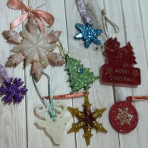 Zestaw świątecznych ozdób