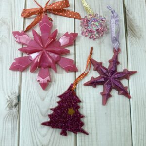 Zestaw świątecznych ozdób