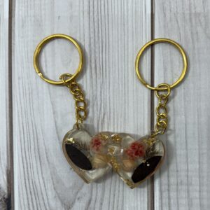 Zestaw breloczków „Połówki serca”
